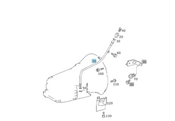 ORG PRZEWÓD OLEJOWY MERCEDES-BENZ A2022700984