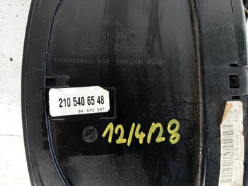 MERCEDES BENZÍN W210 PŘÍSTROJOVÁ DESKA BUDÍKY 2105406548