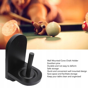 Stożkowy uchwyt na kredę montowany na ścianie,