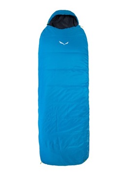 Śpiwór syntetyczny Salewa Micro II 850 Quattro 185 cm - blue danube