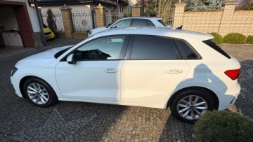Audi A3 8Y Sportback 1.0 30 TFSI 110KM 2021 Audi A3 Sportback 1.0 Benzyna 110KM 2021r 1 właściciel, salon Polska, zdjęcie 2