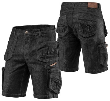NEO TOOLS Krótkie spodenki robocze DENIM 81-273-XXL