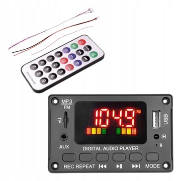2X40W Wzmacniacz Płyta dekodera Mp3 Bluetooth 5.0