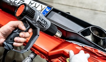 Тепловая пушка 2000 Вт, 3 передачи, насадки 350°C/550°C, чемодан.