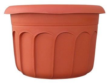 OSŁONKA KORA 35CM TERAKOTA DONICZKA