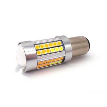 P21/5W żarówka LED BAY15D 12V CANBUS dwukolorowa