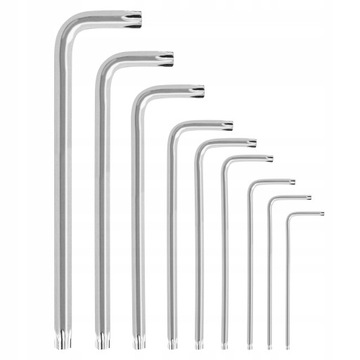 КЛЮЧИ TORX, 9 предметов, стальной шестигранный ключ T10 - T50, набор шестигранных ключей Torx