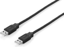 Kabel USB Equip USBA USBA 1.8 m Czarny (128870)