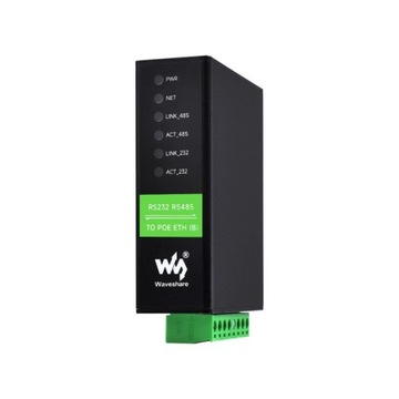 Przemysłowy konwerter Ethernet do RS232 RS485 PoE