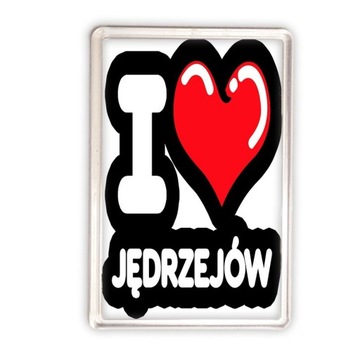 magnes akrylowy kocham Jędrzejów