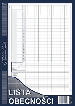 LISTA OBECNOŚCI Michalczyk i Prokop 506-1