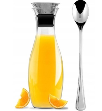 VIALLI KARAFKA AMO DRIP FREE SZKLANA Z KORKIEM DUŻA WODY SOKU NAPOJÓW 1,3 l