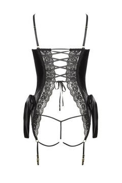 Lateksowy sexy gorest Shaquila corset L/XL