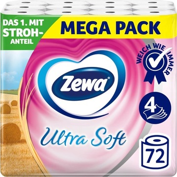 Zewa 29311 Papier Toaletowy 72 Sztuk Mega Pak Soft