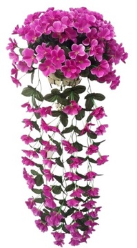 Искусственные цветы Цветочная гирлянда Белый висячий искусственный плющ Surfinia