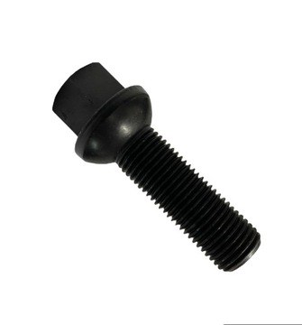 ŚRUBA DO KÓŁ FELG CZARNA KULOWA 14x1,5 GWINT 40mm VW SKODA AUDI SEAT
