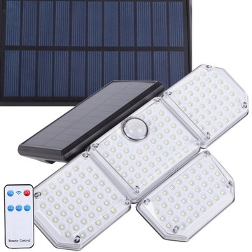 Verk 12322 Solarne oświetlenie LED 181 z czujnikiem ruchu / zmierzchu PIR, IP65, 2