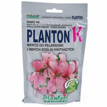 Planton K NAWÓZ do PELARGONII i kwitnących 200g