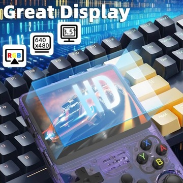 R36S Ретро портативная игровая консоль с открытым исходным кодом Linux-система 3,5 дюйма