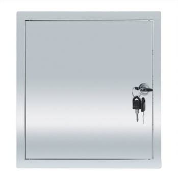 DRZWICZKI REWIZYJNE METALOWE ZAMEK 40x40