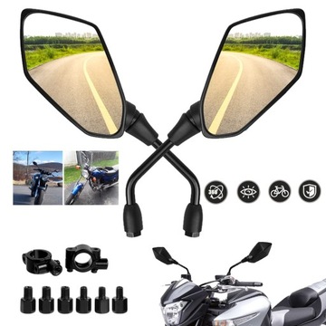 LUSTERKO MOTOCYKLOWE, LUSTERKO WSTECZNE, LUSTERKO DO SKUTERA, ROWEROWE