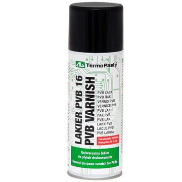 LAKIER PVB 16 AG DO PŁYTEK DRUKOWANYCH SPRAY IZOLACJA 400ML