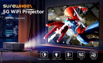 СВЕТОДИОДНЫЙ ПРОЕКТОР CUBOT SW10 FULL HD WIFI 5G
