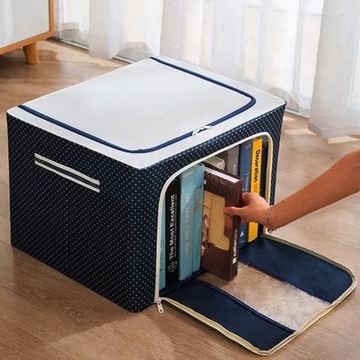 ОРГАНАЙЗЕР КОНТЕЙНЕР ДЛЯ ОДЕЖДЫ ПОСТЕЛЬНОЕ ПРИНАДЛЕЖНОСТИ ИГРУШКИ ДЛЯ ГАРДЕРОБА УСИЛЕННЫЙ