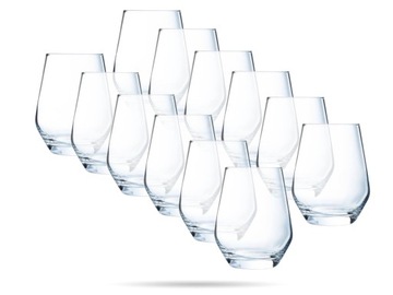 12 x Kryształ szklanka premium 400 ml szklanka niska Arom'Up CHEF SOMMELIER