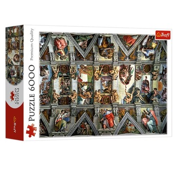 Puzzle 6000 Sklepienie Kaplicy Sykstyńskiej Trefl 65000