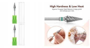 Nail Bit Art Tools Grinding Head 2 Pack