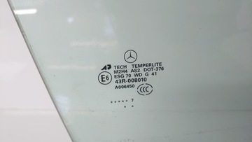 MERCEDES ML W164 SKLO (OKNO) PRAVÁ PŘEDNÍ 2007ROK 43R008010 EU