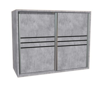 Офисный комод OFFICE 6 W 70, H 140, D 50