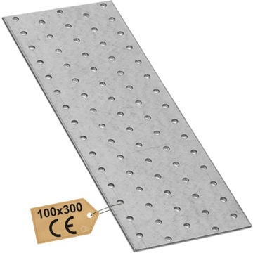 PP15 PŁYTKA PERFOROWANA ŁĄCZNIK PŁASKI OC 100x300