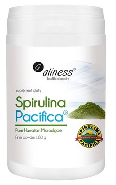 ALINESS Spirulina Hawajska Pacyfica proszek 180g (z miarką)