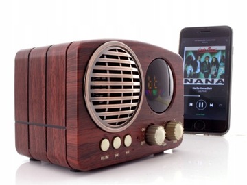 GŁOŚNIK BEZPRZEWODOWY BT NA PENDRIVE KARTĘ microSD