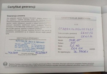 Peugeot 508 I Sedan 2.2 HDi FAP 204KM 2012 Peugeot 508 2.2 HDi 204 KM GT Automat krajowy, serwisowany w ASO 2.2, zdjęcie 28