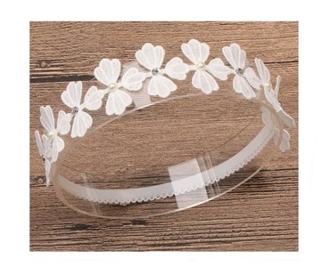 OPASKA na głowę dla niemowląt chrzest roczek