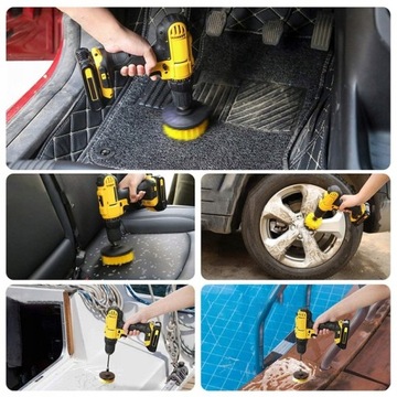 НАБОР ЩЕТКОВ ДЛЯ ОЧИСТКИ ДРЕЛИ И ОТВЕРТКИ С НЕЙЛОНОВЫМИ НАКЛАДКАМИ