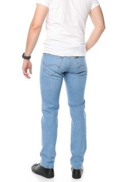 LEE DAREN ZIP spodnie męskie proste jeansy W38 L32