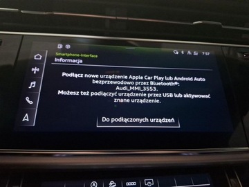 Audi Q7 II SUV Facelifting  3.0 55 TFSI 340KM 2022 Audi Q7 Sline Exterieur, Carplay, kamera cofania, pakiet czern, FV 3.0, zdjęcie 23