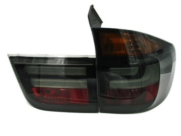 BMW X5 E70 2006-2010 lampy tylne LED Neon wzór LCI lift Depo smoke dymione