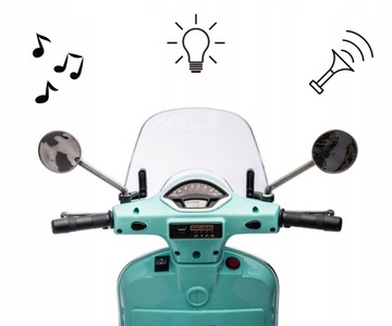 Milly Mally Pojazd na akumulator Vespa GTS Super Skuter