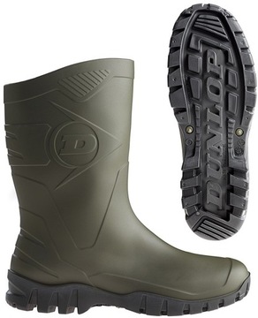 DUNLOP ORYGINALNE KALOSZE GUMOWCE DEE 47 Z GUMY