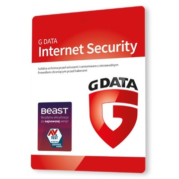 G Data Internet Security ESD 1PC 3lata nowa lic.