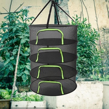 4-СЛОЙНАЯ СЕТКА ДЛЯ СУШКИ РАСТЕНИЙ ПОДВЕСНАЯ КОРЗИНА ДЛЯ СУШКИ ТРАВ И ОВОЩЕЙ