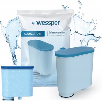 2 ФИЛЬТРА WESSPER AquaClear для кофемашины Philips Latte Go Saeco AquaClean