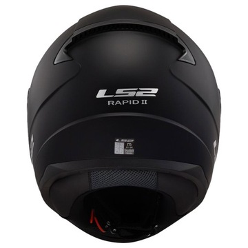 LS2 KASK MOTOCYKLOWY INTEGRALNY FF353 RAPID II ECE 22.06 CZARNY MAT 3XL