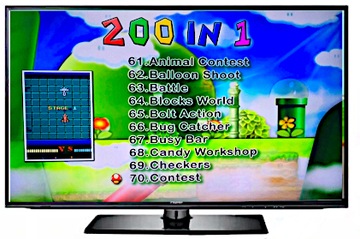 БЕСПРОВОДНЫЕ ПАДИУСЫ PEGAZUS HDMI CONSOLE 200 ИГР