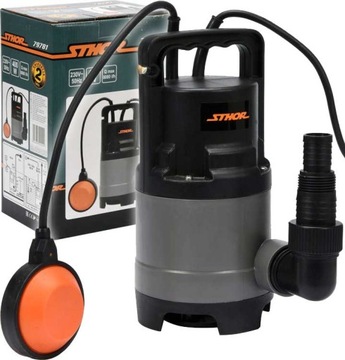 Погружной погружной насос Sthor 400 Вт 8000 л/ч ДЛЯ ГРЯЗНОЙ ВОДЫ